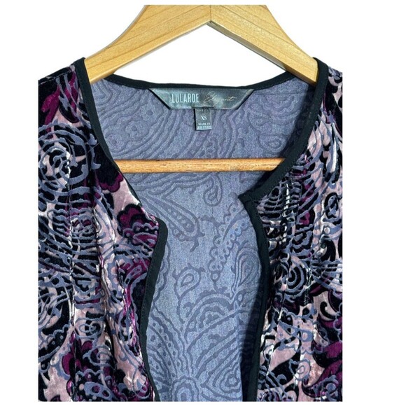 NWT XS Elegant velour jacket, open cardigan - Picture 2 of 5